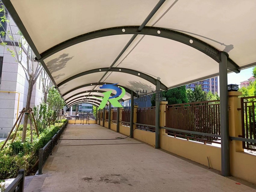 山西省介休市宋鼎澜庭小区膜结构车棚