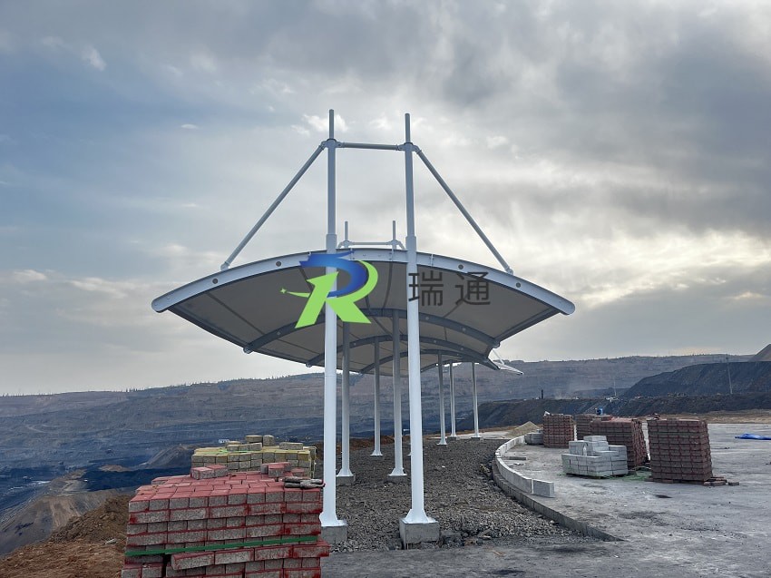 朔州市平鲁区上窑煤矿膜结构车棚