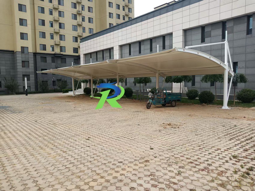 拉杆003-膜结构电动车棚