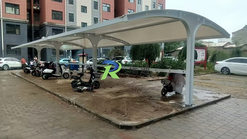 T字形001-膜结构电动自行车棚